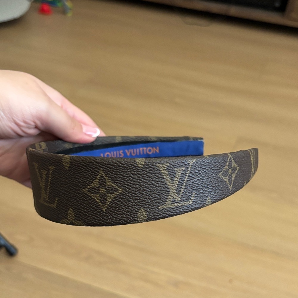 LV Monogram Canvas Headband Handmade 1.5” ✨ - Picture 4 of 4